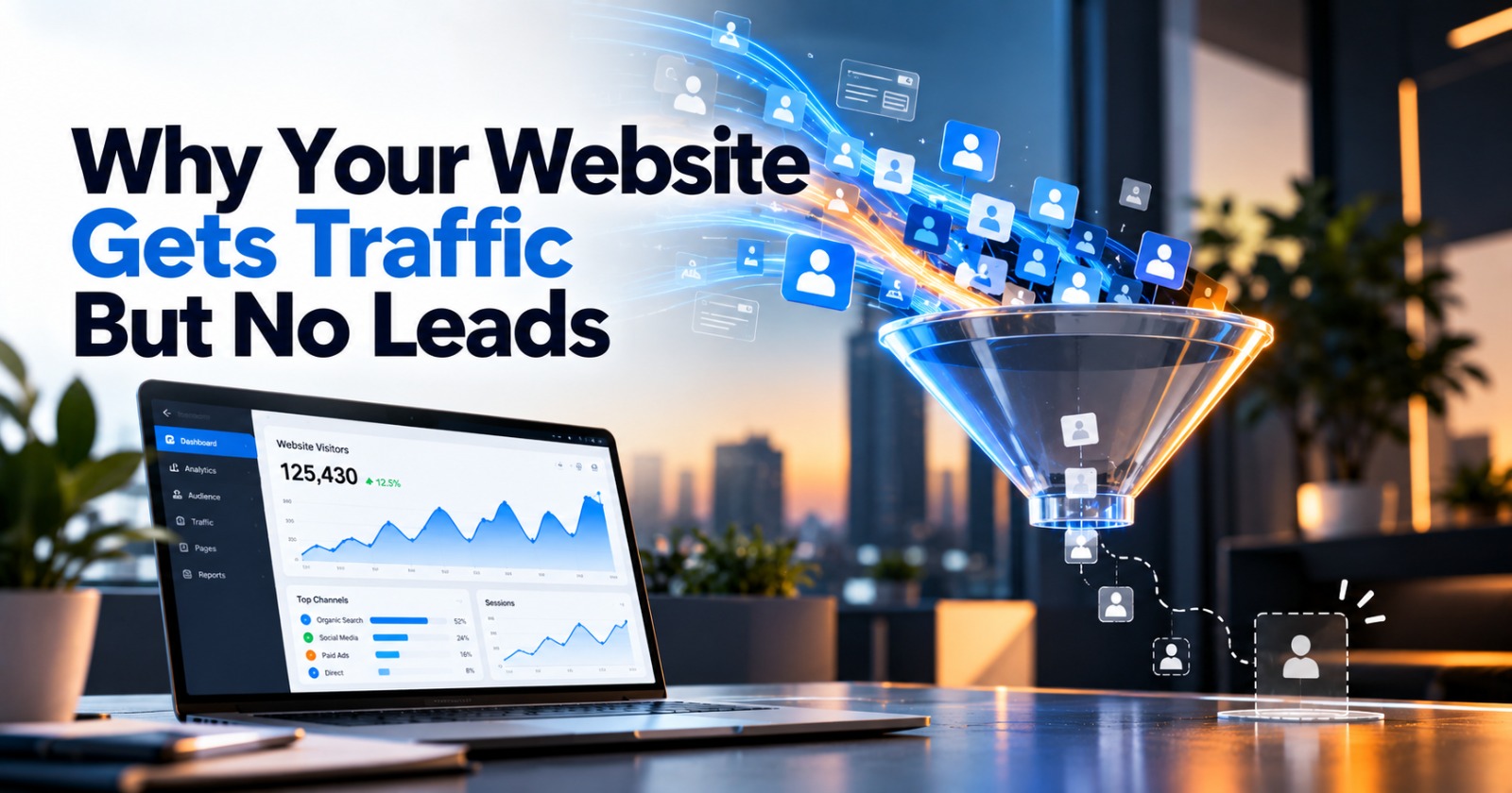 Why Your Website Gets Traffic But No Leads